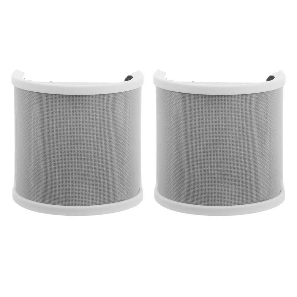 2Pcs Mic Pop Filter Screen Windshield Cover for Vocal Recording and Podcast Use