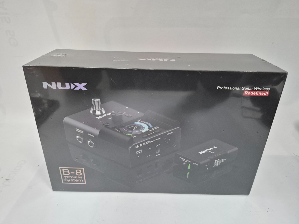 NUX B-8 Professional 2.4GHz Guitar Wireless System – New Sealed