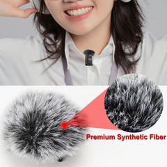 Microphone Windscreen for DJI Mic 2, Furry Wind Muff with DJI Mic 2, Fur Micr…