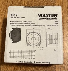 Visaton FRS 7 Full Range Speaker – New