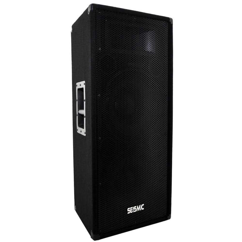 Seismic Audio Dual 12″ Passive PA Speaker Cabinet Titanium Horn FL-122P-Single