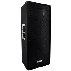 Seismic Audio Dual 12″ Passive PA Speaker Cabinet Titanium Horn FL-122P-Single