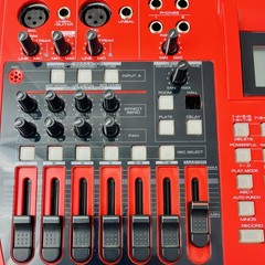 Fostex MR-8 Digital Multi-Track Recorder Red w/ Power Adapter TESTED Please Read