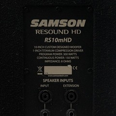 Samson RS10MHD Resound HD 10″ Wedge Monitor Speaker Pair – Local Pickup Only