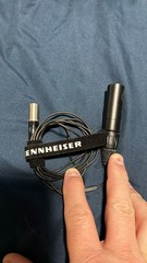 Sennheiser MKE 2-5 Gold Lav Mic TA4F + MKE 2-3 TA4M/XLR Adapter – Tested Working