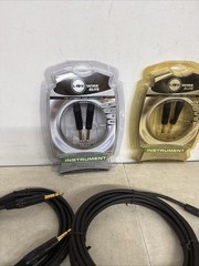Livewire Wire Elite Mogami Gold. Instrument Cable Lot Some New