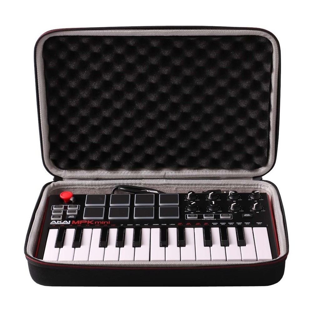 LTGEM Case Compatible with Akai 13.5″ L X 9″ W X 2.8″ H, Black+Grey