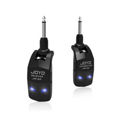 JOYO 2.4GHz Wireless Guitar System 4 Channels Rechargeable Audio Wireless Tra…