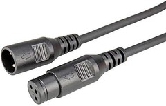 4 Packs 3 Pin DMX Cables Male Female XLR Patch Cables, XLR Cable 4ft/1.2m DMX Wi