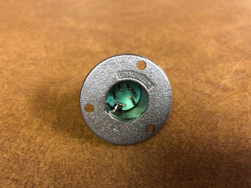 Switchcraft C5M 5-pin Circular Panel-Mount Male Receptacle