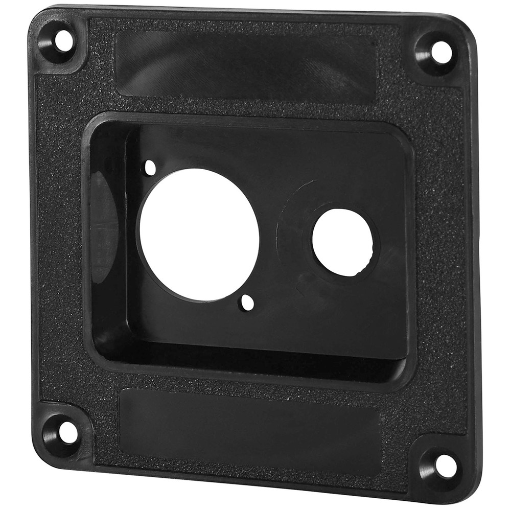 Penn Elcom M1503 ABS Dish for One 1/4″+ One Neutrik D/NL4MP XLR Connector Black