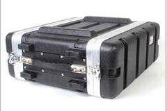Rack Case 3U Space Medium 12 Inch Deep Shell Light Weight, DJ Economical, Screws