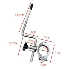 Cymbal Stand Mount Holder Clamp Bracket Clip Drum Set