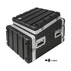 Sound Town 6U ABS Rack Case Slant Mixer Top, 21″ Depth, 10U Top STMR-A10X6U