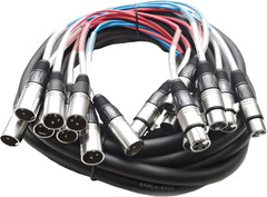 Sarlx-8X25 25-Feet 8-Channel XLR Snake Cable for Live, Recording, Studios, Gigs