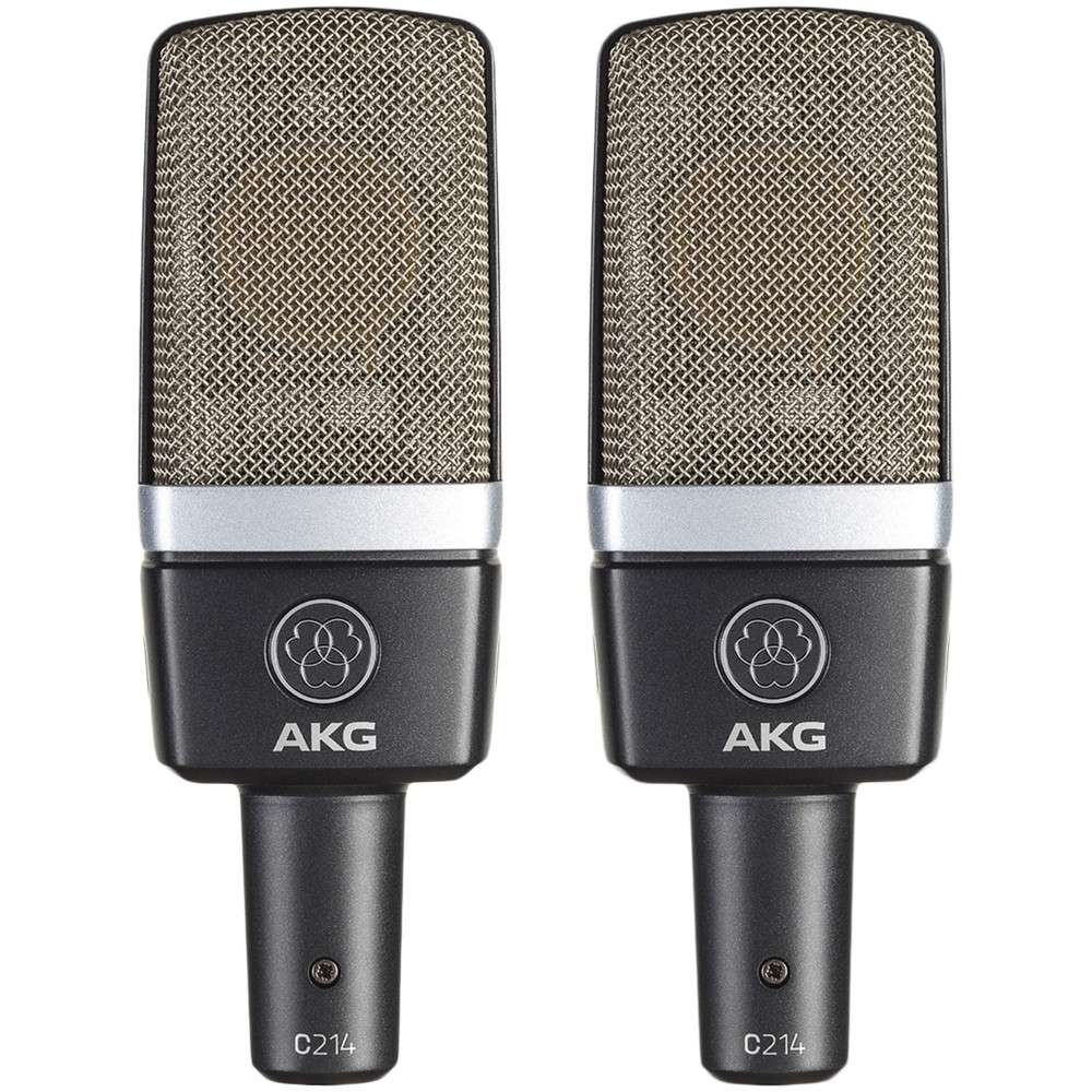 AKG C214 Side Address Condenser Microphone – Stereo Set