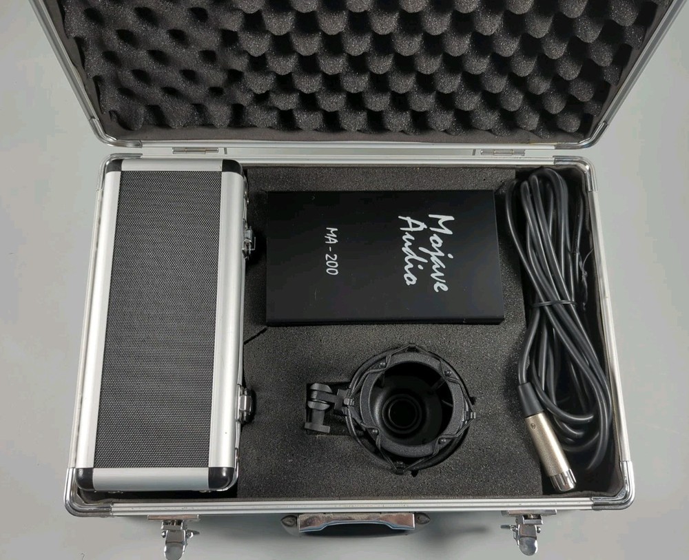 Mojave Audio MA-200 Vacuum Tube Condenser Microphone Complete!