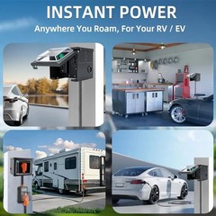 30 Amp RV Power Outlet Box with Breaker—Weatherproof NEMA 30 Amp with Breaker