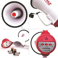 New Pyle Pro PMP30 Professional 30 Watt Megaphone Bullhorn with Built-In Siren