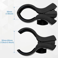 1pcs Large Microphone Clip, Adjustable Mic Holder for Microphones with Outer …