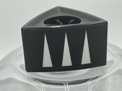 RYCOTE MIC FLAG 3 Sided Triangle Tiger Woods Foundation Logo Black White Used