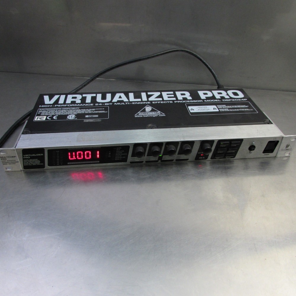 Behringer Virtualizer Pro Multi-Engine Effects Processor DSP2024P – for Parts