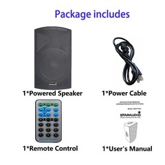 STARAUDIO 15″ Active 4000W Peak Power PA DJ Speaker TWS Bluetooth Audio Speaker