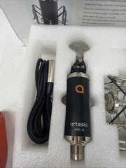 Versatile AMC-20 Large-Diaphragm Studio Microphone with Shock Mount & Pop Filter
