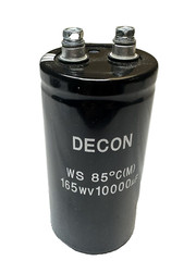 Electrolytic Capacitor AUDIO 10000UF 165 VDC 85c 4″ Lg X 2″ Dia for CROWN CREST