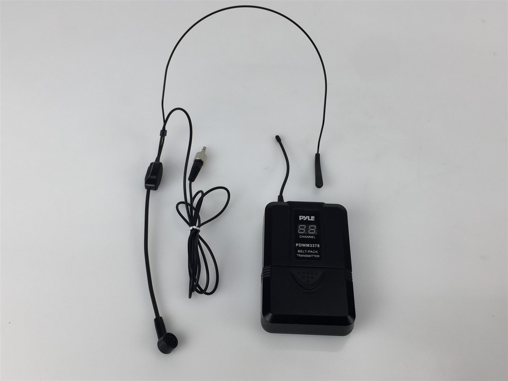 Pyle PDWM3378 Wireless Microphone Belt Pack Transmitter 573-597.8MHz