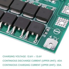 2X 3S 40A 18650 Li-Ion Lithium Battery Board for Drill Motor 11.1V 127374
