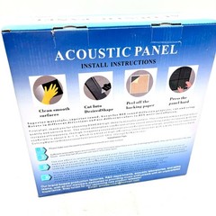 Easy To Install Noise Reduction Acoustic Panel: 100% Polyester Fiber
