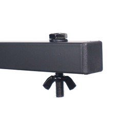 2 Prox DJ Lighting Stand w/ square T-BARS & carry case Adjustable up to 9 ft