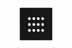 11-inch Flat Metal Wall Panel with 12 Connector D-Series Holes by Elite Core