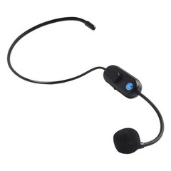 Portable PA System Wireless Microphone Headset Convenient for Outdoor Use