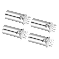 4Pcs 9Pin Vacuum Tube Socket Ceramics with Aluminum Shielding
