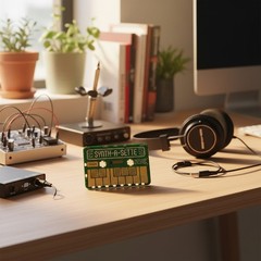 Synth-a-Sette Analog Synthesizer Compact Pocket Keyboard Create Custom Banana…