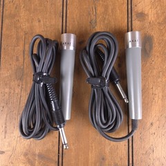 Vintage Akai ADM-11 Dynamic Corded Microphones Japan – Lot of 2