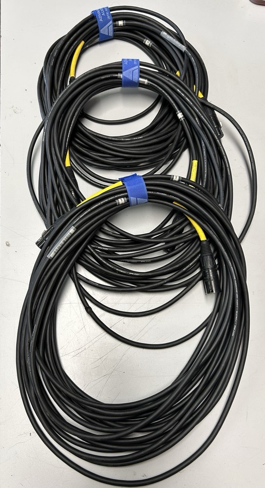 Gepco X8201M 22AWG Oxygen Free 50ft Mic Cable Lot Of (3)￼