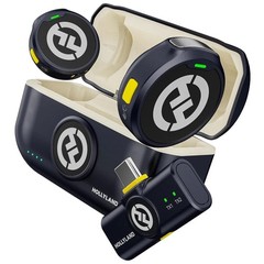 Lightweight Wireless Mic, USB C, Noise Reduction