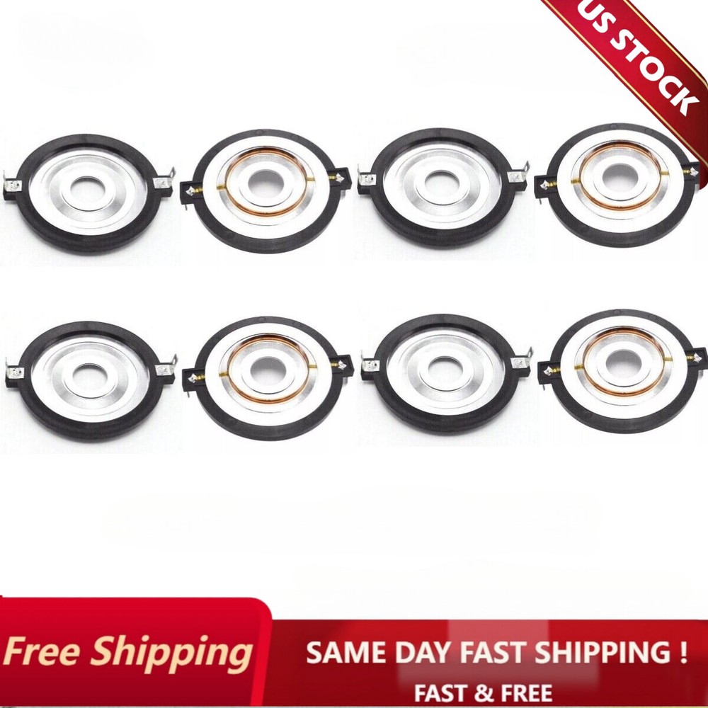 8 X Titanium Diaphragm 37.5mm For PRV Audio TW600Ti PRV-RPTW700Ti Driver 8 Ohms