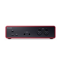 Focusrite Scarlett 2i2 (4th Gen) USB-C Audio Interface with Samson Headphones