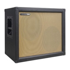 Sound Town 2 x 12″ 130W Open-back Guitar Speaker Cabinet, Black (GUC212OBBK)