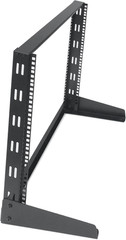 12U Desktop Rack for Audio & Network Devices 19 Inch 2 Post Open Frame Shelf wit