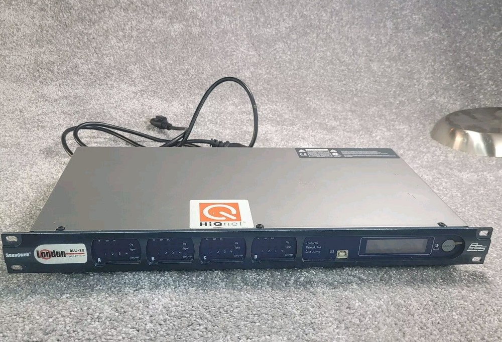 BSS Soundweb London BLU-80 Signal Processor with CobraNet