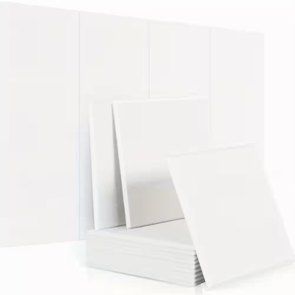0.4 In. X 9 In. X 9 In. Fabric Square Self-Adhesive Sound Absorbing Acoustic Pan