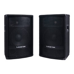 Sound Town 10″ 400W 2-Pack 2-Way Full-range Passive PA Speaker (METIS-110-PAIR)