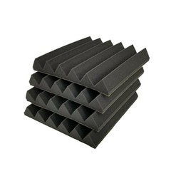 8pc Gray Blue Peel Stick Self Adhesive Acoustic Foam Soundproofing Panel 12x12x2