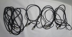 Pro Co DynaMike Microphone Cable Bundle 4 Cables Various Lengths