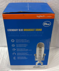 BLUE Yeti for creators USB Condenser Microphone, Silver